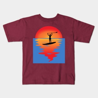 Stand up Paddleboard Kids T-Shirt